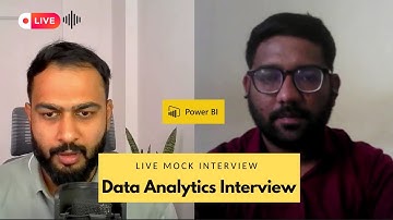 Data Analyst Live Mockup Interview | Power BI | SQL | LIVE MOCK INTERVIEW