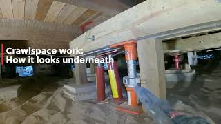 Crawlspace Floor Repair, Carpentry, & Metal Jacks vs. Piers screenshot 3