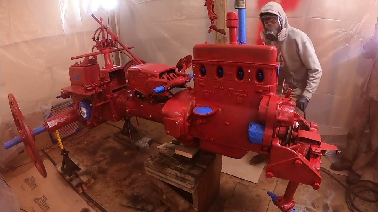 Restoring a Farmall C Part 1 Paint YouTube