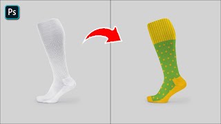 A FAST Way To Make a Socks Mockup - Photoshop Tutorial
