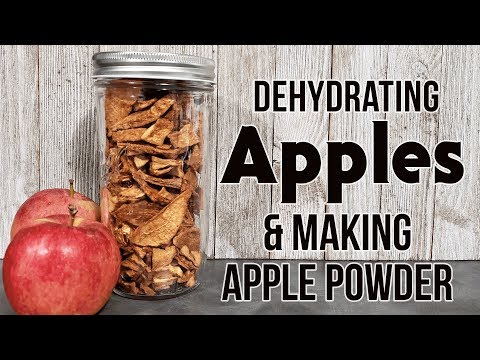 How to Dehydrate Apples and Make Apple Powder