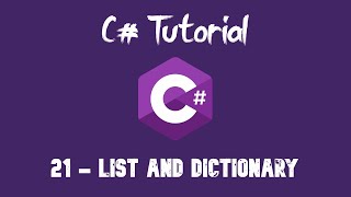 C Tutorial For Beginners - 21 - List and Dictionary