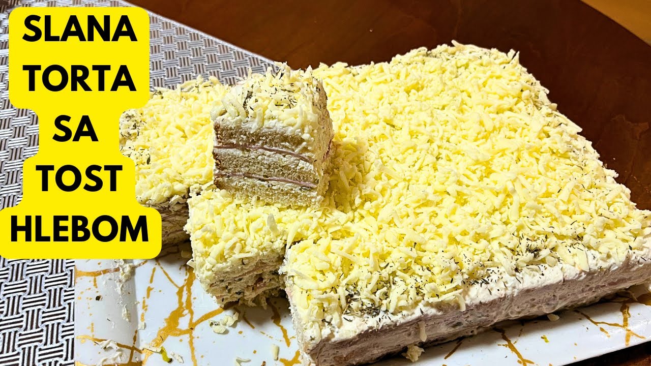 Slana torta sa tost hlebom❗️