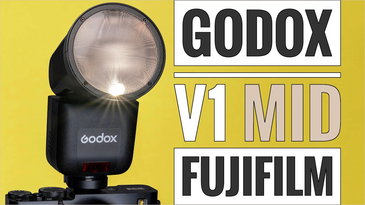 Godox V1 Mid TTL Flashgun For Fujifilm - YouTube