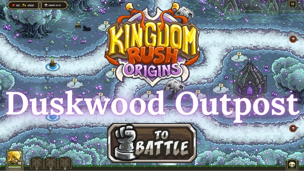 Kingdom Rush Origins - DUSKWOOD OUTPOST - Iron (IMPOSSIBLE)