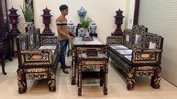 BỘ TRƯỜNG  KỶ ĐẸP SUẤT SẮC/TRƯỜNG KỶ CẨN ỐC /TỦ BẦY ĐỒ /Đôn/Kệ /Bàn Ghế Cổ/Tủ Bày Rượu /SẬP GỤ