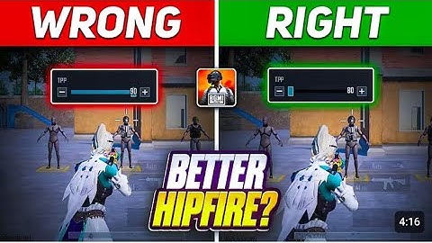 The TRUTH About TPP View (80 vs 90) Best Hipfire & Close Range Setting in BGMI