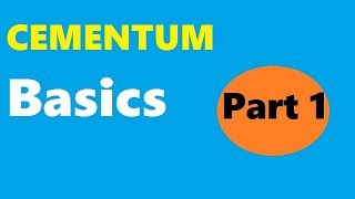 Cementum : Part 1 BASICS