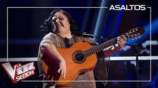 Rosario Moreno "La Tata" canta 'Si a veces hablo de ti' | Asaltos | La Voz Senior Antena 3 2019