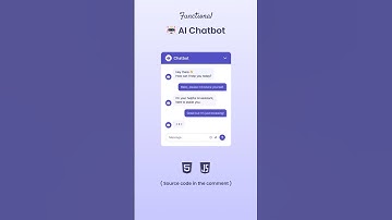 AI Chatbot in HTML CSS & JavaScript