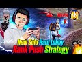 New  solo hard lobby  rank push strategy   10x fast br rank push tips  utkarsh ff