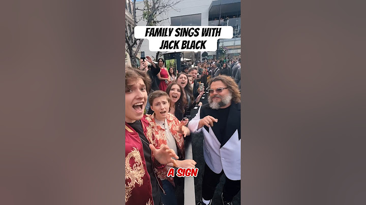 VIRAL VIDEO OF FAMILY SINGING WITH JACK BLACK! 🥹🎤#shorts