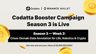 How to participate in Codatta Booster Airdrop Share 50M $XNY from S3 Week 2 | Beginner's Guide