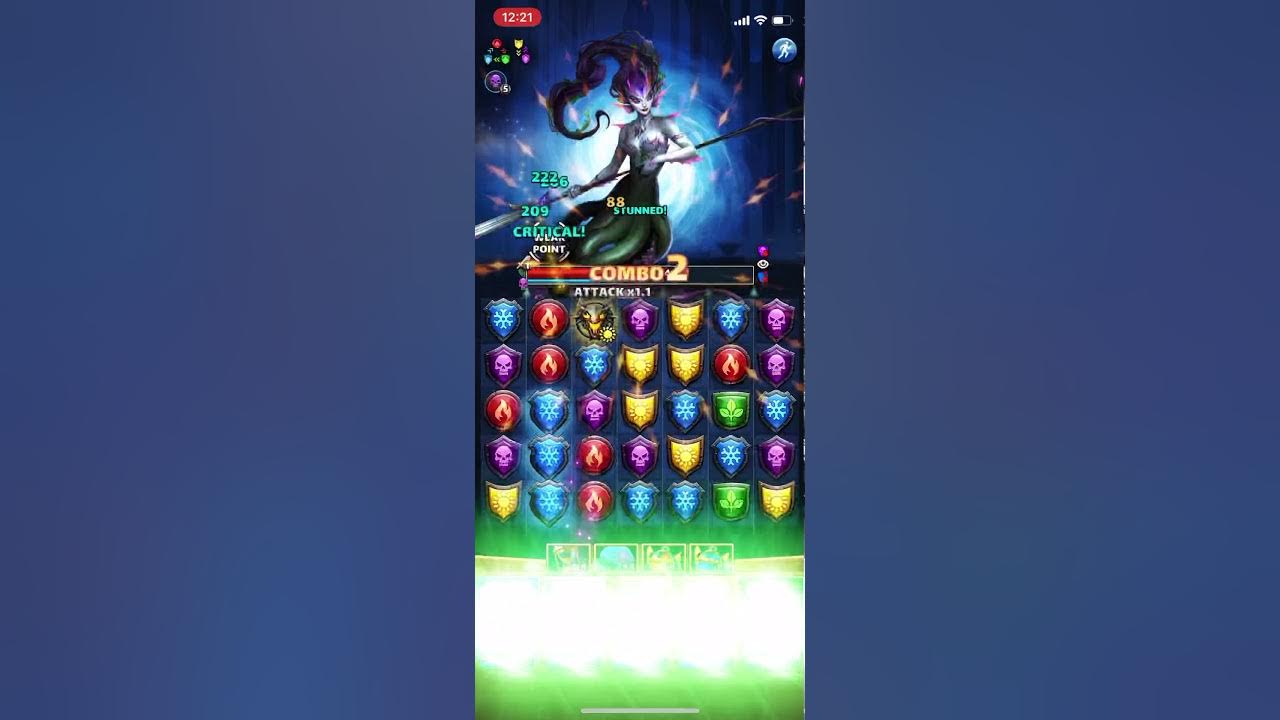 Empires and puzzles Beating Atlantis Rising Hard Mode YouTube