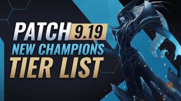 NEW UPDATE: BEST Champions TIER List – Teamfight Tactics Patch 9.19