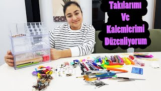 (Takılarım ve Kalemlerim) ÇOK AMAÇLI ÇEKMECEMİ DÜZENLİYORUM / Süheyla Derin