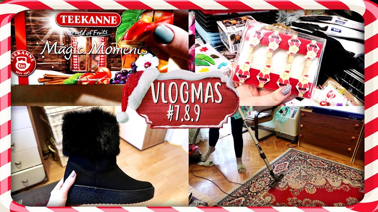 ☃️ VLOGMAS #7,8,9 🎄 : Mini zakupy, nowe buty, porządki beautycon