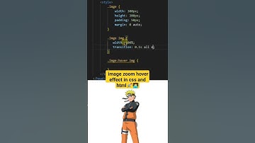 Image zoom hover effect in css and html 🚀 👩‍💻