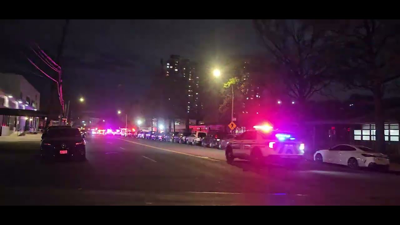 NYPD Officer Being Rushed To Jacobi Hospital After Being Bit By A Dog In Soundview, The Bronx, NYC