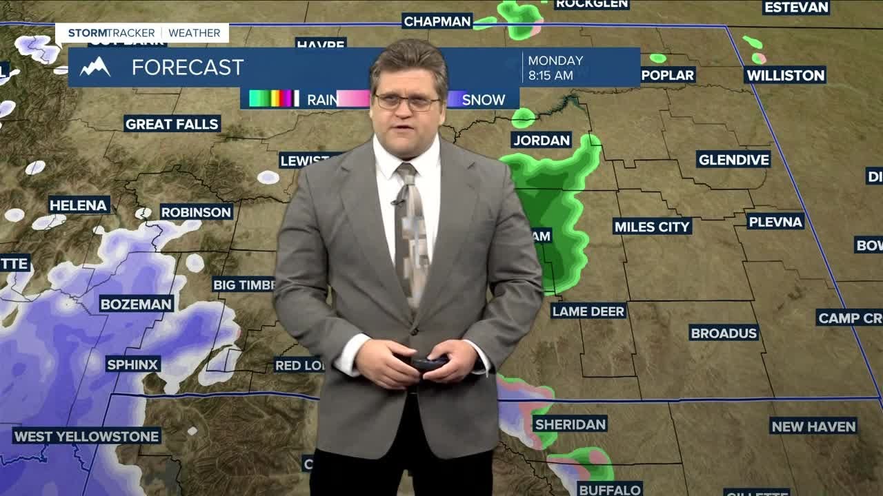 Q2 Billings Area Weather: Snow and rain move across the area on Monday ...