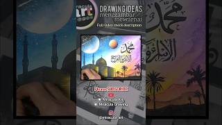 EASY DRAWING BEAUTIFUL CALLIGRAPHY ISRA MI'RAJ #oilpastel #calligraphy #shorts EASY DRAWING BEAUTIFUL CALLIGRAPHY ISRA MI'RAJ #oilpastel #calligraphy #shorts