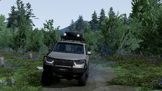BeamNG.drive siberianbackroads UAZ-Patrio 3163