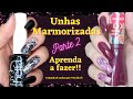 Unhas MARMORIZADAS parte 2. Aprenda a fazer o MARMORIZADo nas unhas que esta bombando!!!