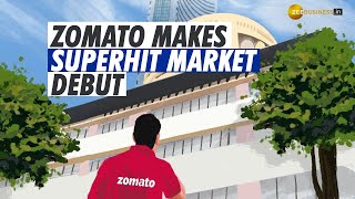 Zomato IPO: Foodtech platform makes superhit market debut