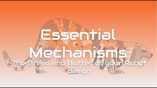 FTC Tutorials: Building a Robot Essential Mechanisms