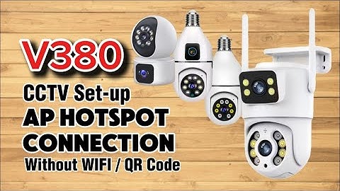V380 PRO WIFI Camera CONNECT to MOBILE HOTSPOT (Step by Step Tutorial 2025)