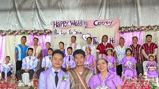 Happy Wedding Ceremony Paw Layer Eh Shue & Thin Khu Hei Congratulations