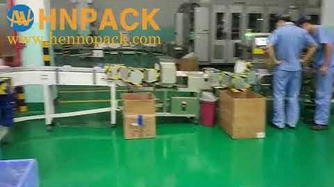 fully auto case packing line for small box packer