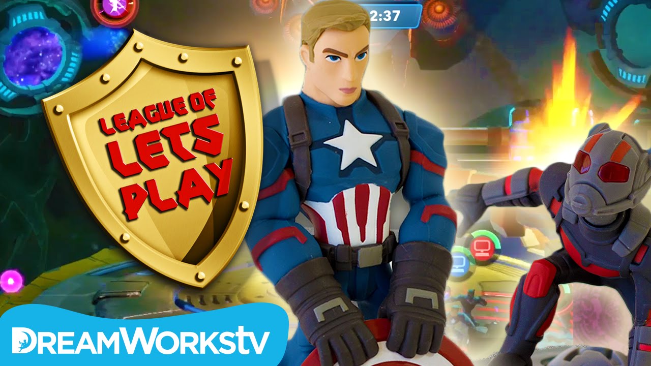 dreamworks super star kartz Disney Infinity Figures Marvel Battlegrounds: Ant-Man vs Black Panther | LEAGUE OF LET'S PLAY