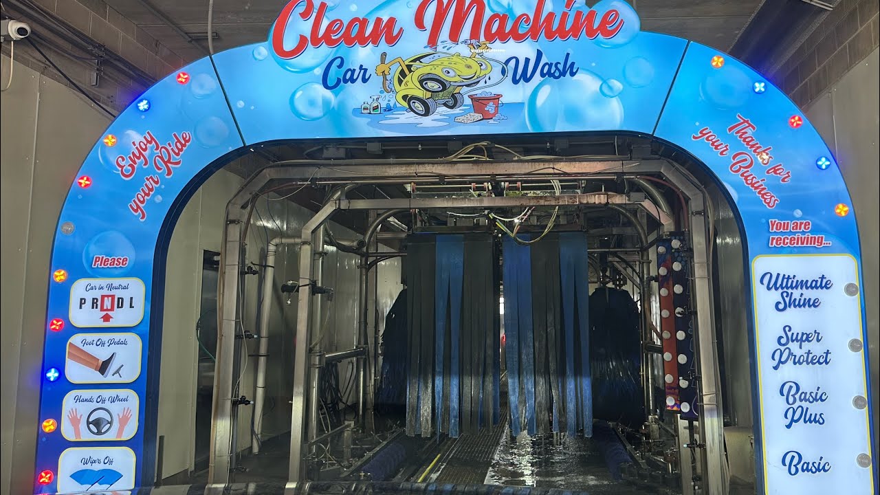 Clean Machine Car Wash - YouTube