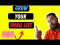 How To Grow An Email List Fast 2022 | Build An Email List With Facebook Ads