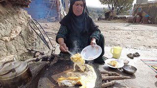 Fried Eggs Without Oil (Healthy Breakfast)_The Village Lifestyle of Iran (2022)