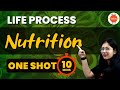 Nutrition Class 10th in 10 Mins | Life Processes Science (Biology) | NCERT Class 10 Ch-6| CBSE 2024