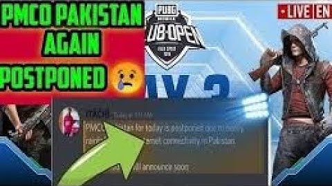 Pmco Pakistan Final  postponed again (hacker)