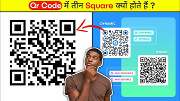 Qr Code में तीन Square क्यों होते हैं?🧐😳#shorts #facttechz #viralshorts #trendingshorts #factoax