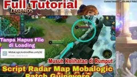 Radar Map Mobalogic Patch Guinevere 100% Work