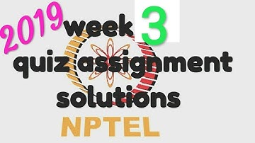 NPTEL | The Joy of Computing using Python | Week 3| Quiz Solution|