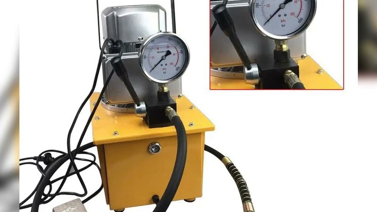 A must-have product! 700Bar 7L Electric Driven Hydraulic Pump Single Acting Manual Valve Control 7