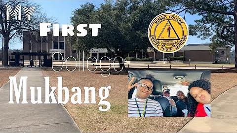 My First Mukbang Video | College Edition | Morris ...