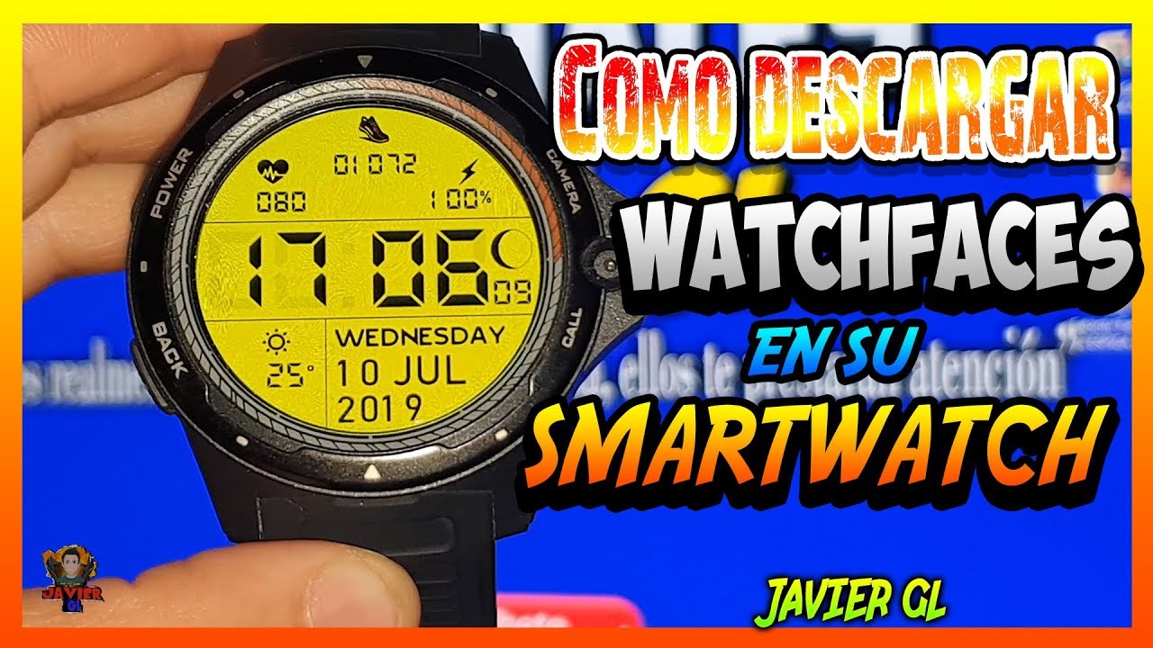Como descargar WATCHFACES esferas INFINITAS para tu SMARTWATCH· Android |  ZEBLAZE-LEMFO-Finow X5 - YouTube