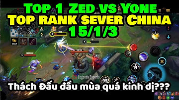 Zed Tốc chiến | Top1 Zed combo quá kinh dị để liên tục Băng Trụ dù bị team địch Camp liên tục từ lv1