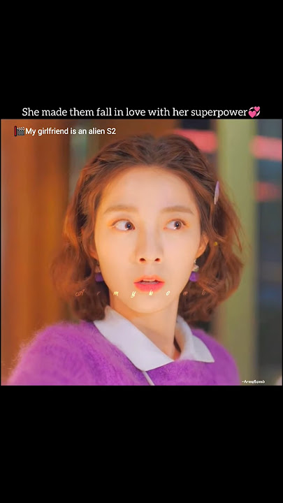 The way she did magic was so cute🥰|My girlfriend is an alien S2🎬|#thassapakhsu#mygirlfriendisanalien
