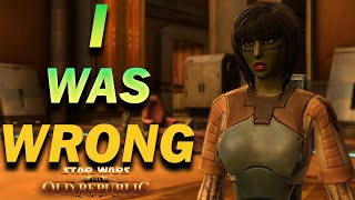 I was WRONG about SWTOR...