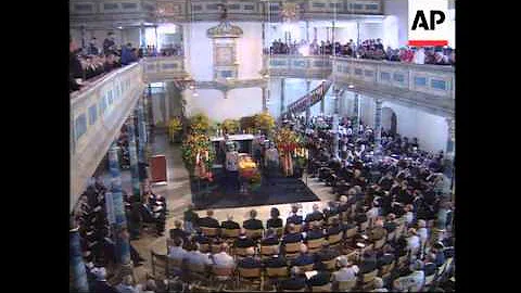 Germany - Funeral Of Manfred Woerner