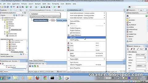 SOA Suite Tutorial 1 part 5 - Create XML Schemas in JDeveloper