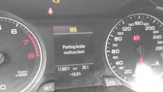 A4 B8 - ESP TPMS Parking Brake errors